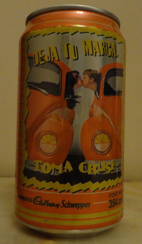 Lata Crush Deja Tu Marca 354ml Argentina Vacía 0