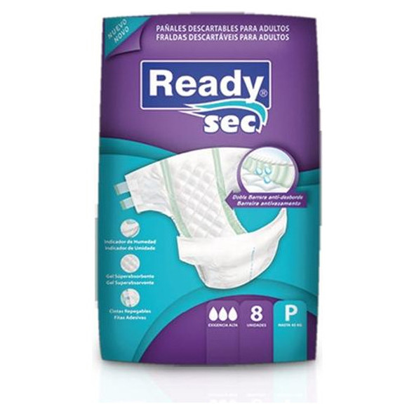 Pañales Readysec Adulto Ch X8 0