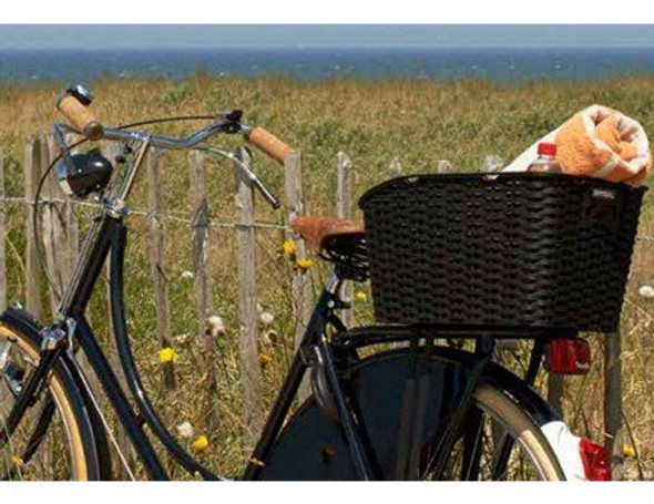 Campana Albahaca Tejida Trasera  Cesta Para Bicicleta Color 1