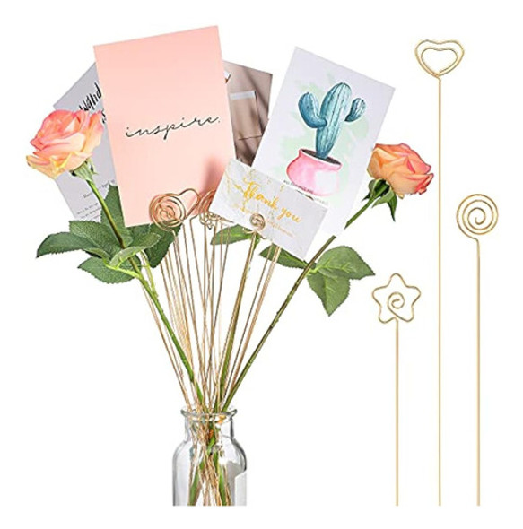 ~? Sunnyray 30 Piezas De Alambre De Metal Con Púas Florales, 0