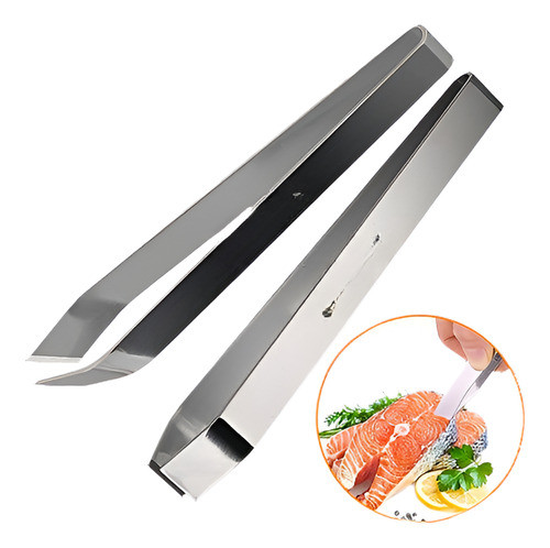 Pinzas Hueso Pescado Acero Inoxidable 2u. (4.7 Pulgadas) 0