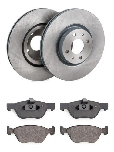 Discos + Pastillas De Freno Fiat Strada Aventure Disco 284 0
