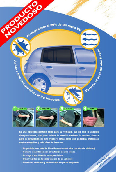 Parasol Auto Protección Sol Y Mosquitos Emergencia Sanitaria 0