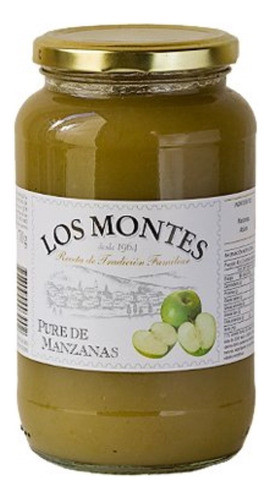 Pure De Manzanas X700g - Apfelmus - Los Montes (8 Unidades) 0