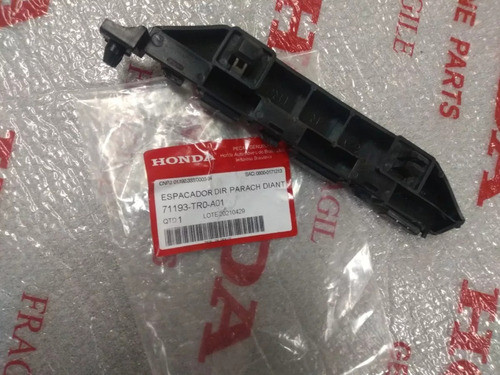 Espacador Para-choque Dianteiro Civic 2012 2013 2014 1