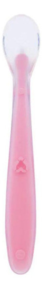 Colher Silicone Baby Rosa Buba 0