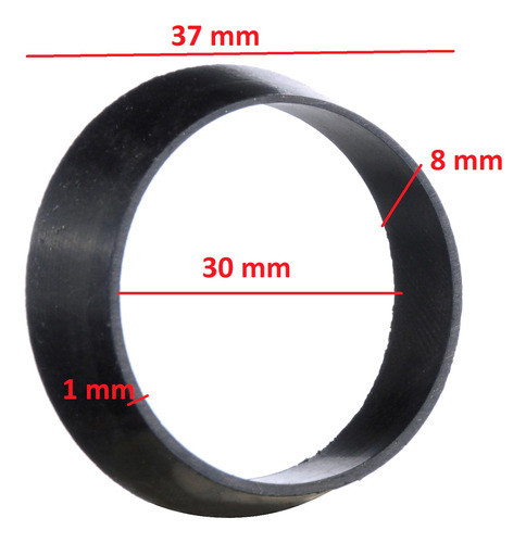 Arandela De Goma Conica Para Sopapa Con Rosca Pack X5 Unid 1