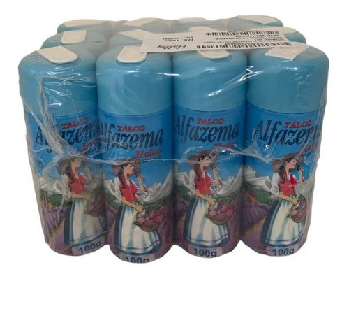 Kit 12 Talcos De Alfazema Halley Original Com 100gr 1