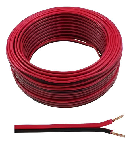 Cable Para Bafle Rojo/negro 2x0,75mm Artekit Cb2x075rn X100m 0