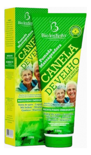 6 Unds Pomada Canela De Velho Bio Instinto Bisnaga 150g 0