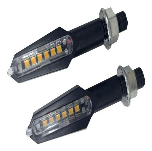 Faro Giro Guiño Leds X 2 Moto 12v Universal 0