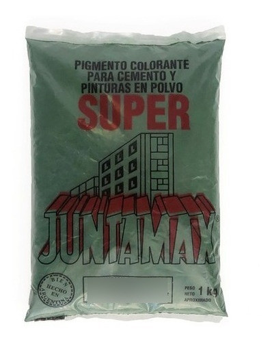 Pigmento Ferrite Verde Super Juntamax X 1 Kg 1