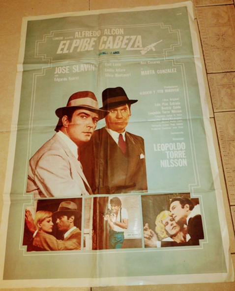 El Pibe Cabeza, Póster Gigante De Cine!!a.alcon Nacional!! 0