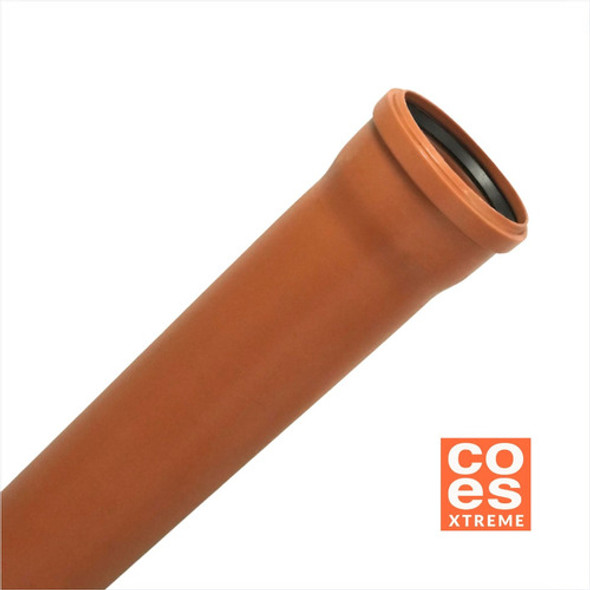 Caño Tubo Coes Marron Desague Pluvial 110 X 4mts Aro Goma 1