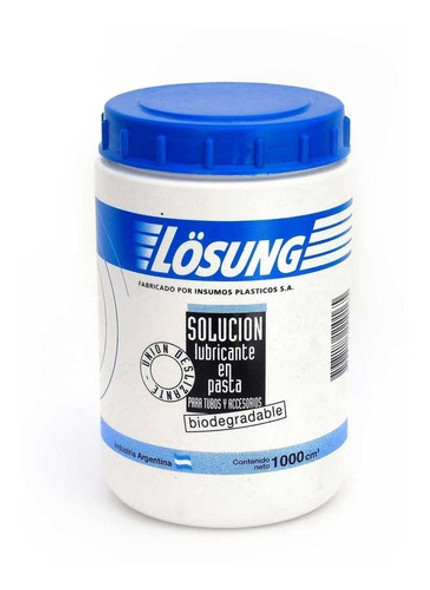 Solucion Lubricante Pasta Para Caños Losung 1 Kg 0