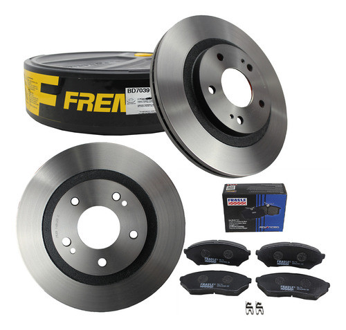 Disco E Pastilha De Freio Dianteiro Pajero Tr4 2012 Original 0