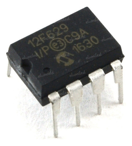 Pic12f629-i-p Micro 8-bits (flash Eprom) (dip-8) Pack X5 0