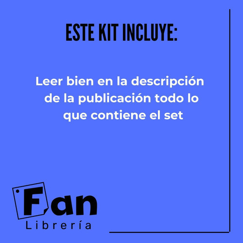 Set Útiles Escolares Primario Nivel Inicial Primer Ciclo 1