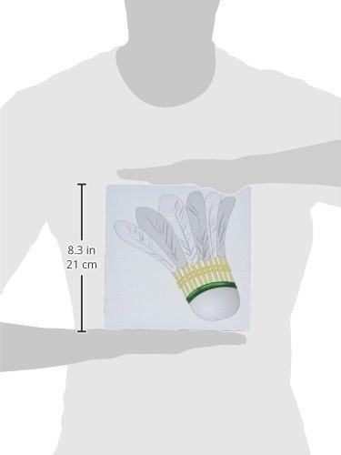 3drose Llc 8 x 8 x 0.25 inches Mouse Pad, Bádminton Shutt 1