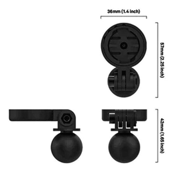 Adaptador Beeline Ram Ball Moto Navegador Gps - Muvin Moto 1