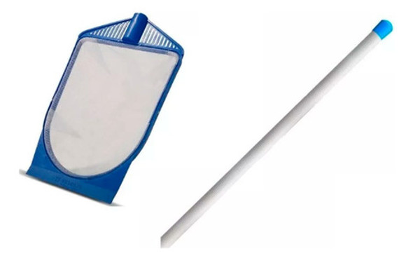 Combo Mango 19 Mm + Sacahojas Con Bolsa 19 Mm Pileta C 0