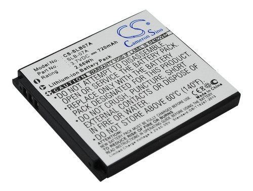 Bat Para Samsung Slb-07a Tl210 Tl220 Tl225 St600 0