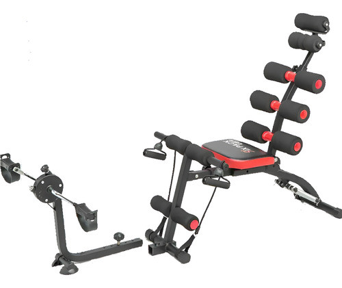Banco Multifuncional Six Pack Care Home Gym 6 En1 Ejercicios 0