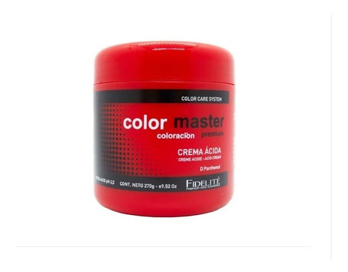 Fidelité Color Master Máscara Crema Ácida  270gr Cabello 1
