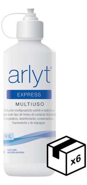 Pack 6 Arlyt Express Solución Multipropósito Estéril 500ml 0 Pack 6 Arlyt Express Solución Multipropósito Estéril 500ml 0