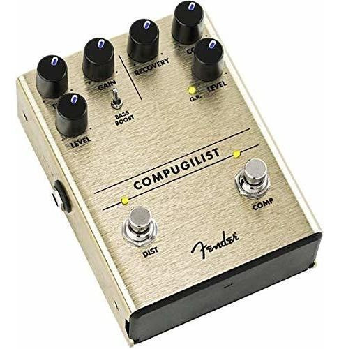 Fender Compugilist Compresor-distorsión Pedal De Guitarra El 1