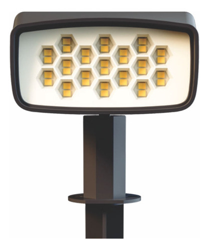 Aplique Estaca Reflector Solar Led Exterior Sica 1