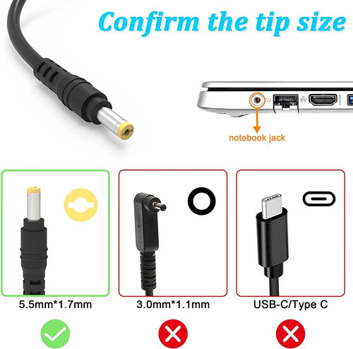 Cargador Para Acer Aspire 5 E15 V5 V7 V3 5250 5253 5349 5552 1