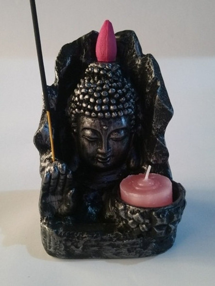 Cascada De Humo Buda Hindú Porta Sahumerio Porta Velita 1