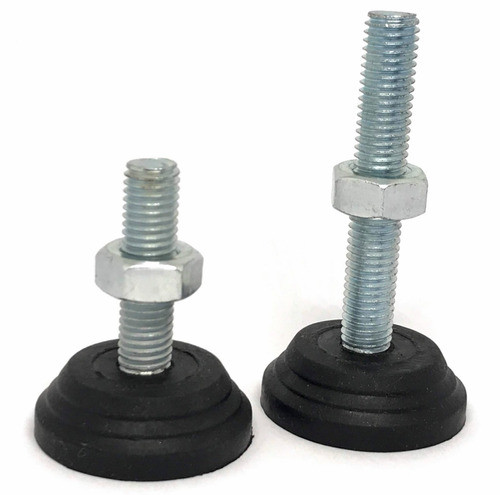 Pé Nivelador Base 40 Rosca Inox M8x48mm (30 Peças) 1