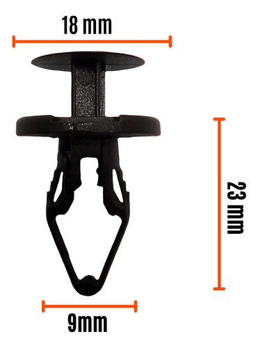 Clip Grampa Traba Paragolpe Ford Ecosport Kinetic Design X5 1