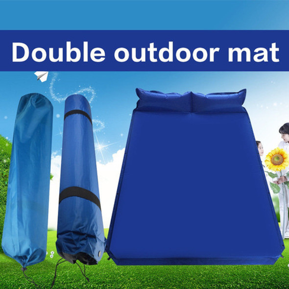 Auto Inflado Colchón Unible Camping Almohada Senderismo Cama 1