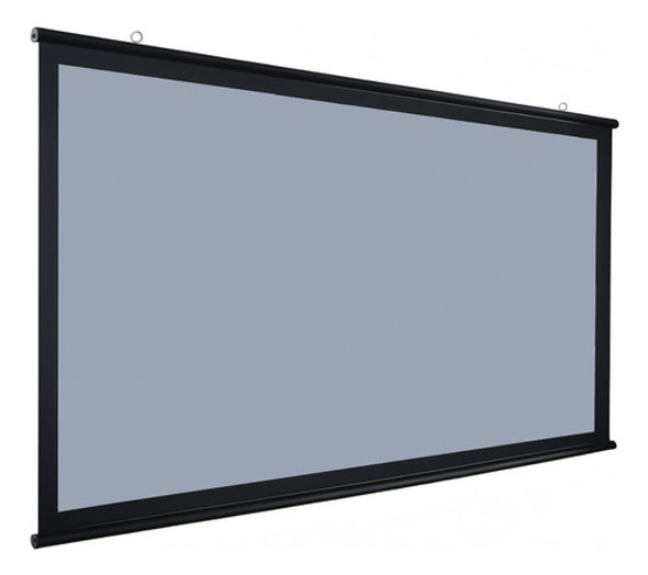 Tela De Projeção Mapa Dual Cine 90 Polegadas 4k Cinza Silver 1