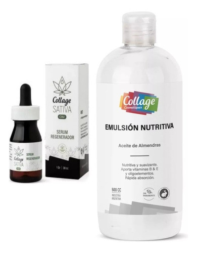 Combo Kit Collage Serum Regenerador + Emulsion Corp Almendra 0