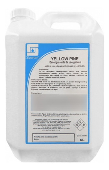 Desengrasante Yellow Pine 5lts 0