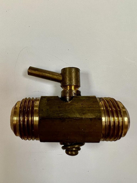 Llavin Robinete Para Gas Bronce 1/2 Macho Macho P/ Pestaña 1