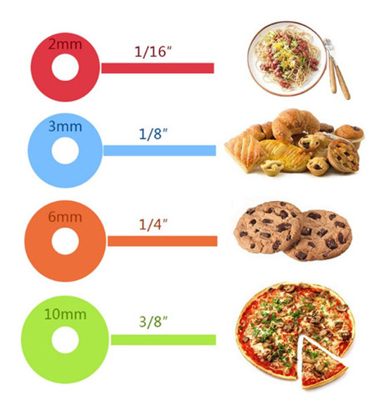 Palote Acero Inoxidable 43 Cm Ajuste De Medida De Grosor 1
