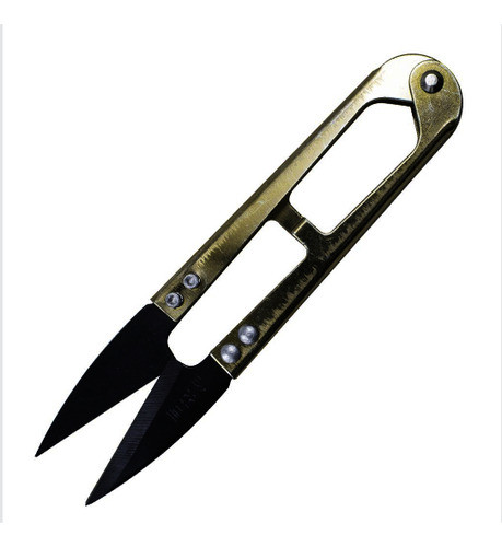 Tesoura Alicate Arremate De Metal Dourada Pesca 0