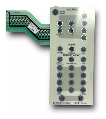 Frente Teclado Membrana Microondas Whirpool Wmp204 0