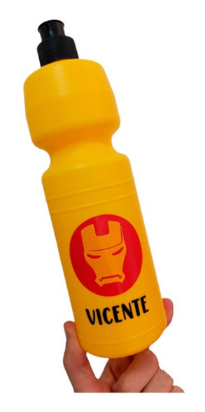10 Botellas Iron Man Plasticas Souvenir 750cc 0