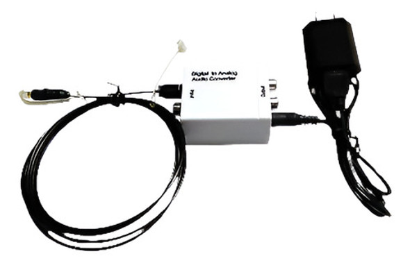 Señal De Toslink Coaxial Óptica Digital A Analógico Rca L/r 0