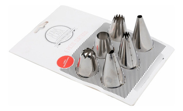 Display De 6 Picos Pasteleros Acero Inoxidable Doña Clara 0