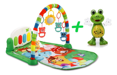 Tapete Com Atividades Para Bebe Para Tummy Time E Sapinho 0
