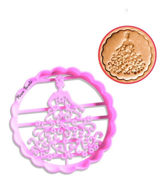 Tiara Moldes Galletita Fondant Cookie Corona Vestido 15 Años 1