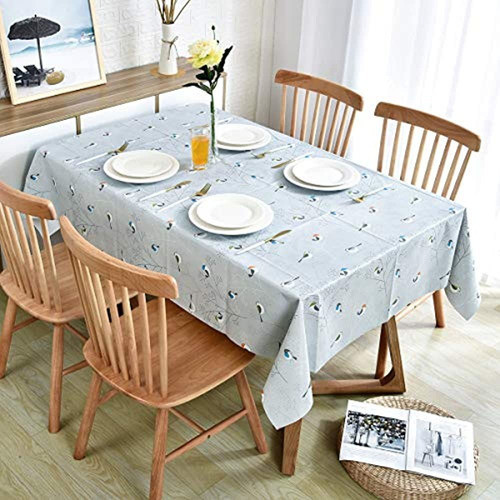 Lohascasa Vinilo Mantel De Hule Pequeño Rectangulo Resiste 1
