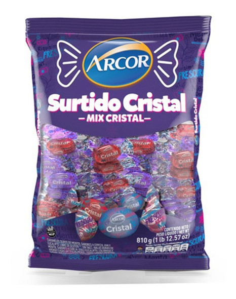 Caramelos Mix Cristal Arcor 810g Go Market Mayorista 0